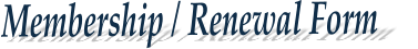 Membership / Renewal Form