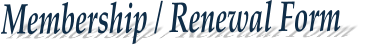 Membership / Renewal Form